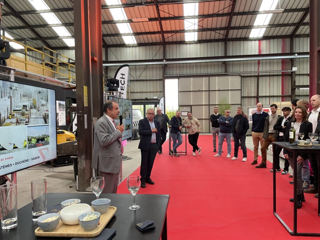 Présentation de Sabem SA - Inauguration par Christophe Van Ophem