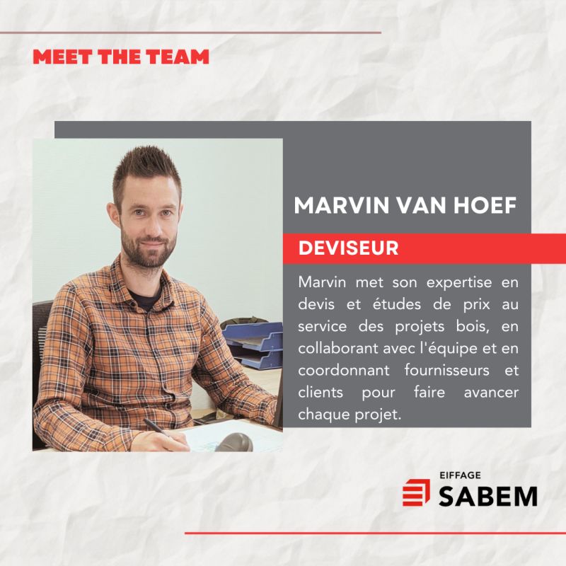 Marvin Van Hoef - Deviseur chez Sabem SA